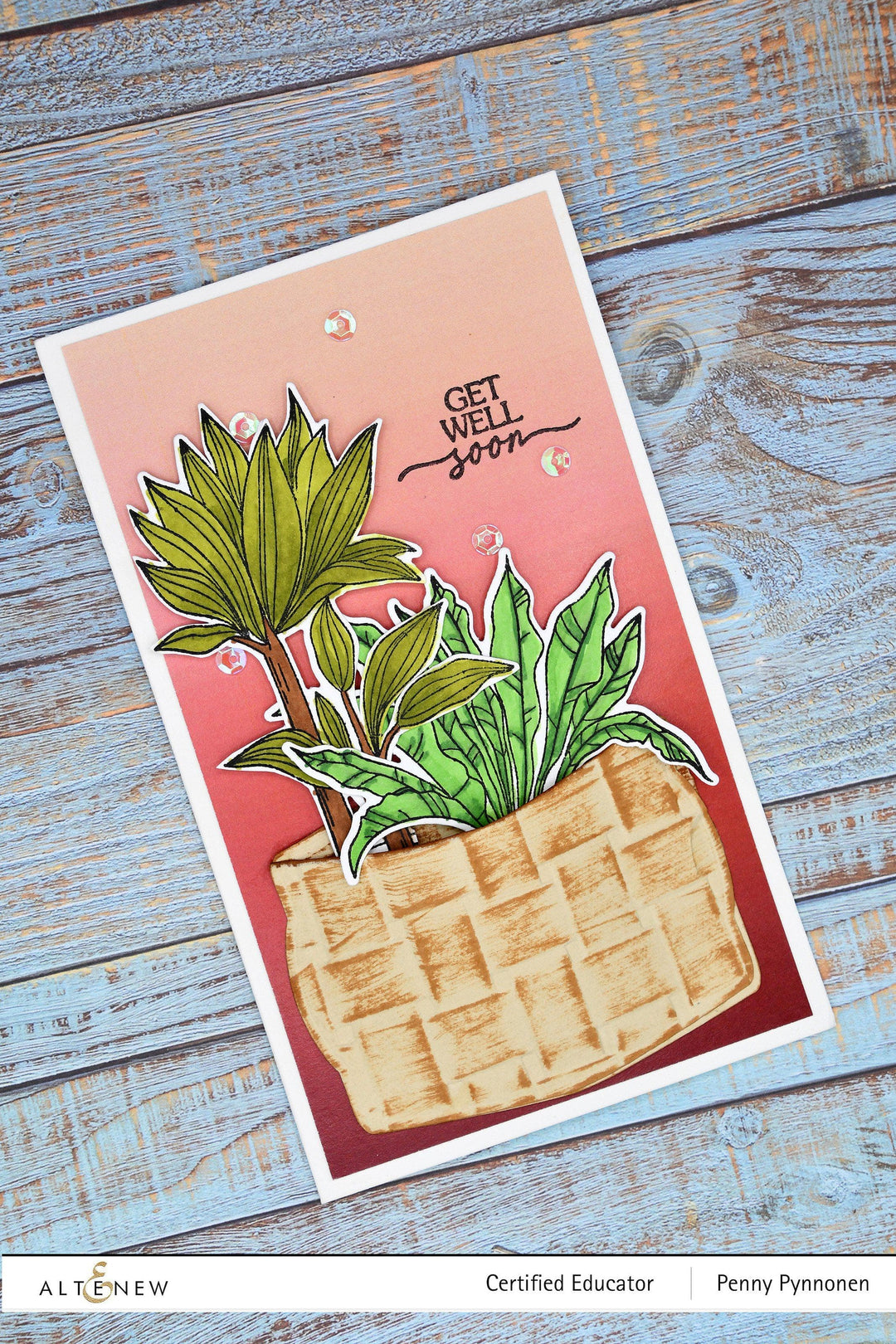 Part A-Glitz Art Craft Co.,LTD Embossing Folder Woven Basket 3D Embossing Folder