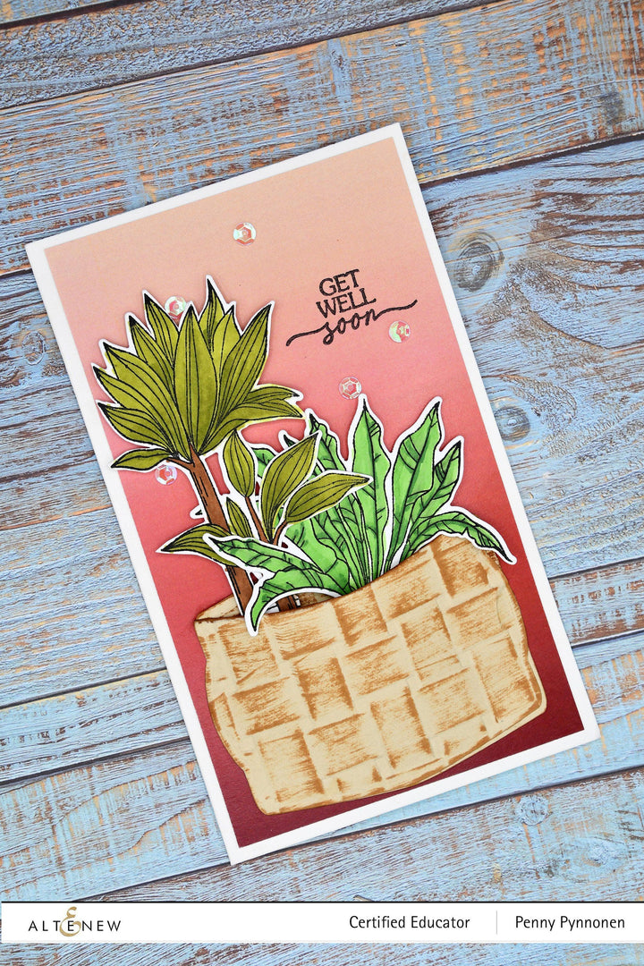 Part A-Glitz Art Craft Co.,LTD Embossing Folder Woven Basket 3D Embossing Folder