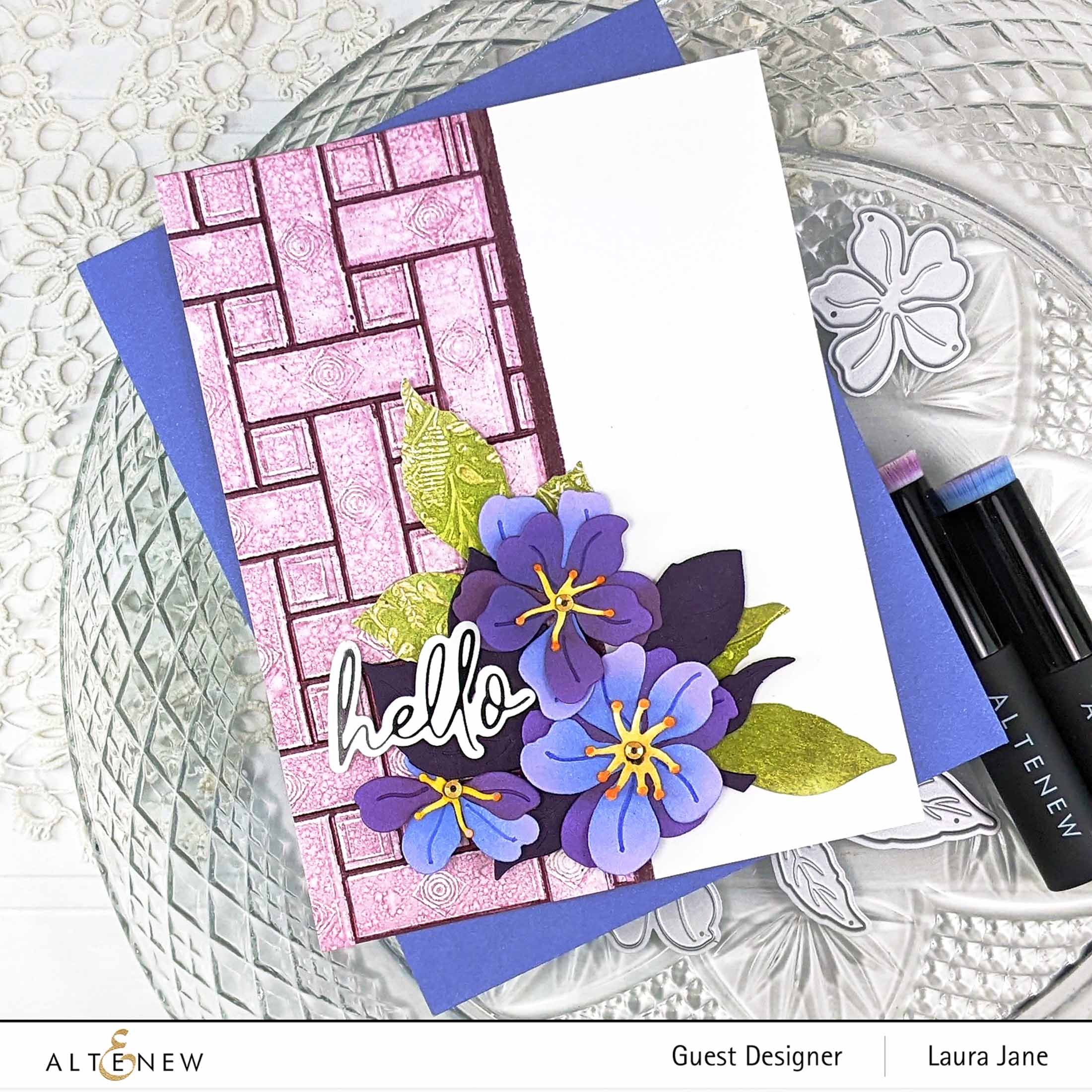 Zellige Tiles 3D Embossing Folder | Altenew
