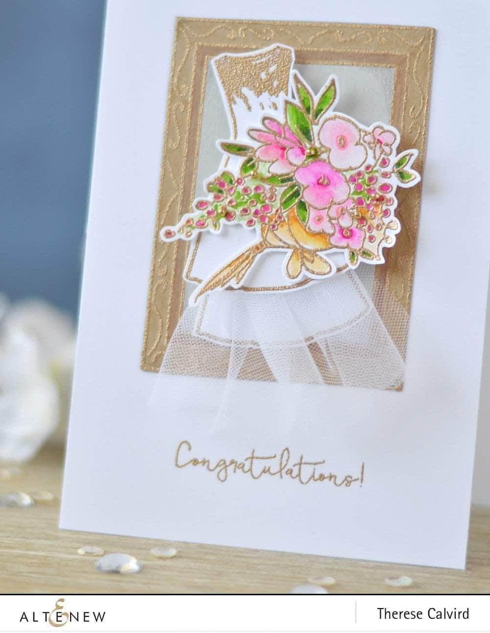 Stewart Superior Embossing Powder Antique Gold Crisp Embossing Powder