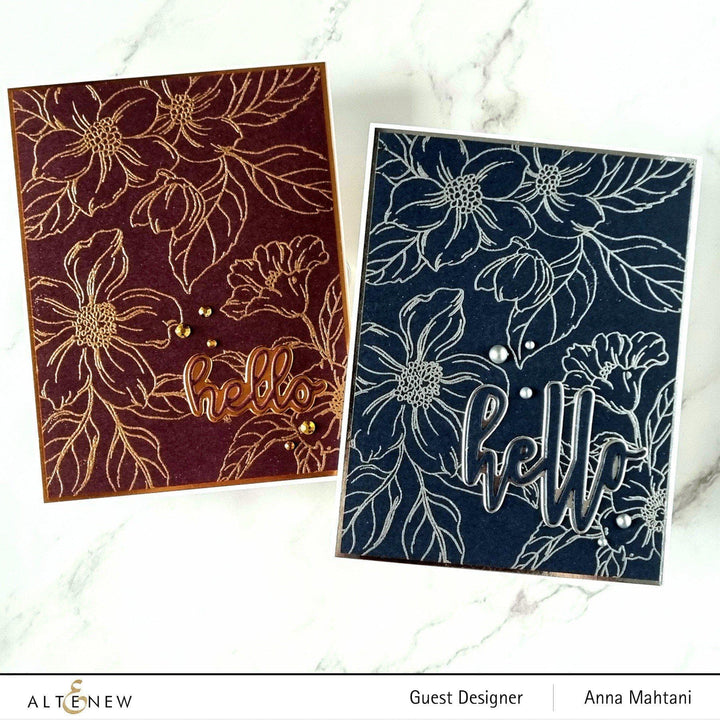 Altenew Embossing Powder Bundle Antique Gold & Silver Embossing Powder Bundle