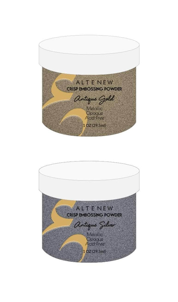 Altenew Embossing Powder Bundle Antique Gold & Silver Embossing Powder Bundle
