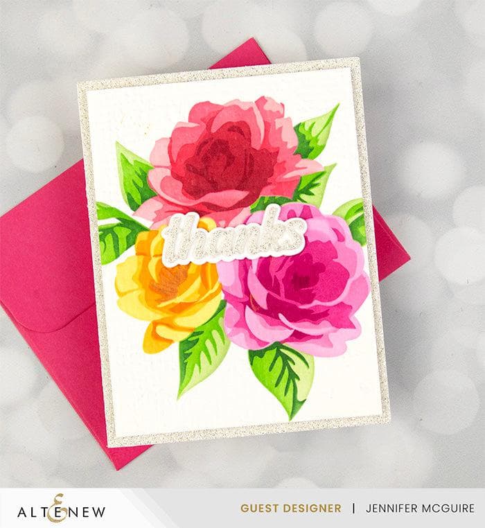 Crafty Necessities: Red Cosmos Envelope