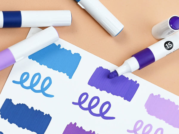 Begin coloring on your cardmaking and scrapbooking layouts. They also work great on surfaces like wood, plastic, and ceramics!