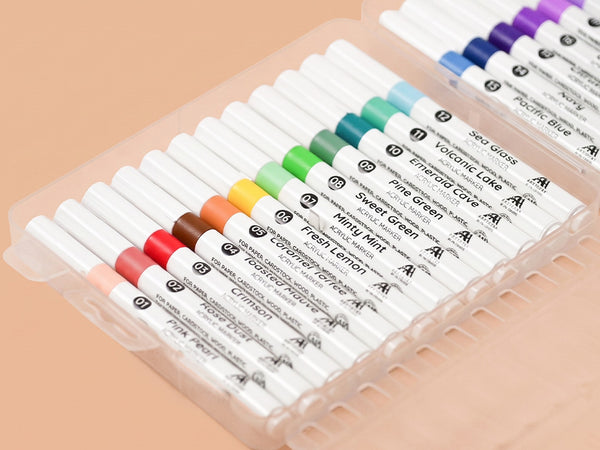 Keep your markers stored horizontally when not in use to ensure a steady, smooth ink flow.