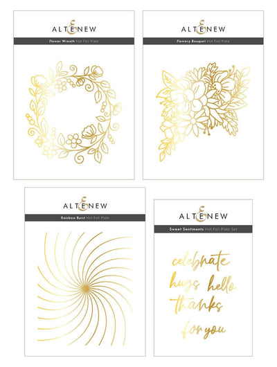 Altenew Hot Foil Plate Bundle Endless Ambition Hot Foil Plate Release Bundle