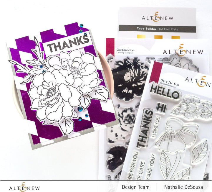 Part A-Glitz Art Craft Co.,LTD Hot Foil Plate Cube Builder Hot Foil Plate