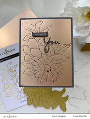 Part A-Glitz Art Craft Co.,LTD Hot Foil Plate Delightful Flowers Hot Foil Plate
