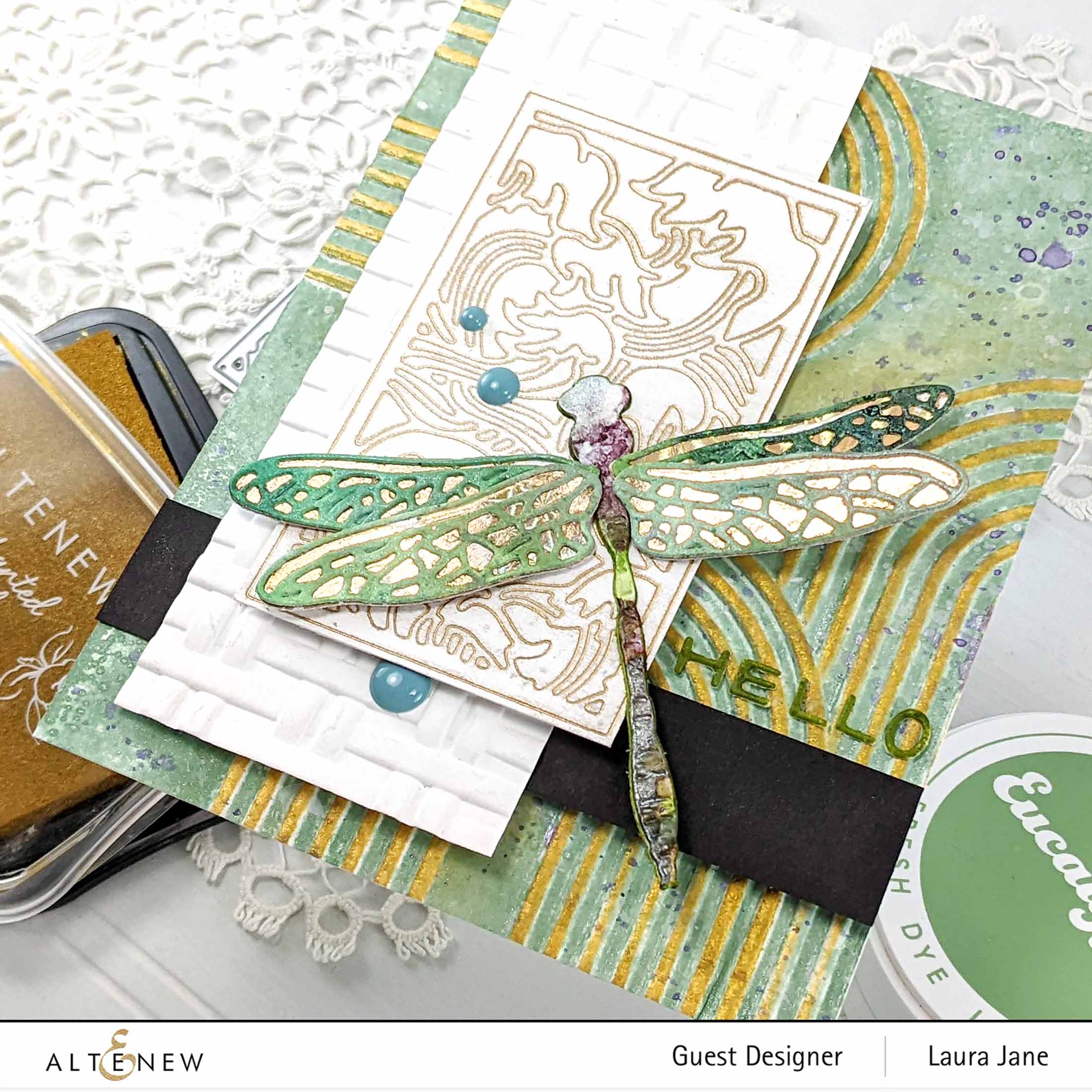 Delicate Dragonflies Hot Foil Plate & Die Bundle | Altenew
