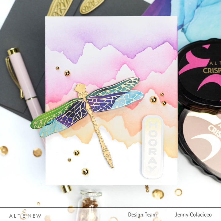 Altenew Stamp & Die Bundle Delicate Dragonflies