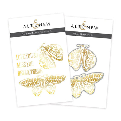 Altenew Hot Foil Plate & Die Bundle Floral Moths