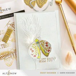 Altenew Hot Foil Plate & Die Bundle Floral Moths