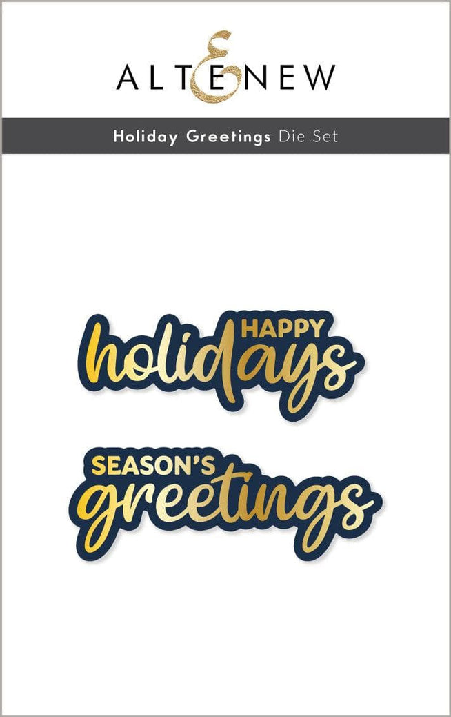 Altenew Hot Foil Plate & Die Bundle Holiday Greetings Complete Bundle