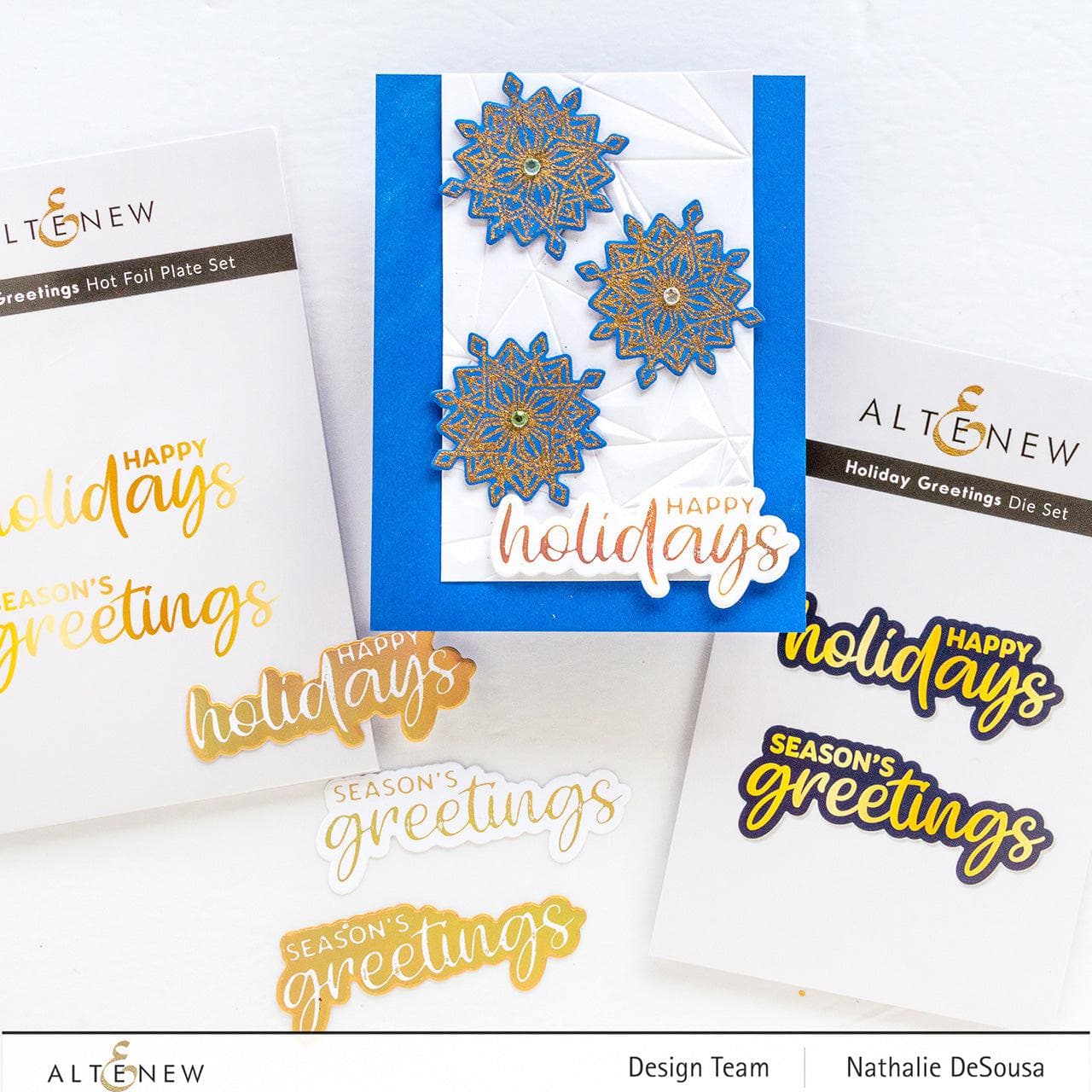 Altenew Hot Foil Plate & Die Bundle Holiday Greetings Complete Bundle