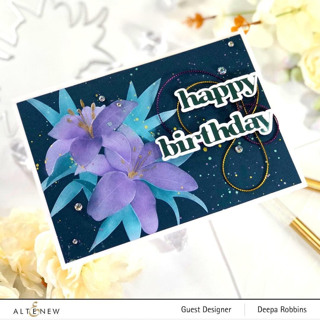Altenew Hot Foil Plate & Die Bundle Versatile Greetings 2