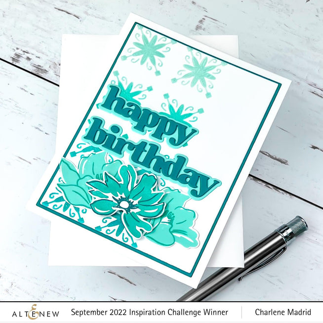 Altenew Versatile Greetings 2 hot foil plate and die bundle for creating elegant greeting cards and foil accents.