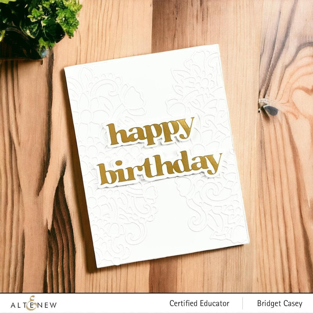 Altenew Hot Foil Plate & Die Bundle Versatile Greetings 2