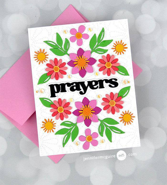 Altenew Versatile Greetings 2 hot foil plate and die bundle for crafting greeting cards and adding metallic accents.