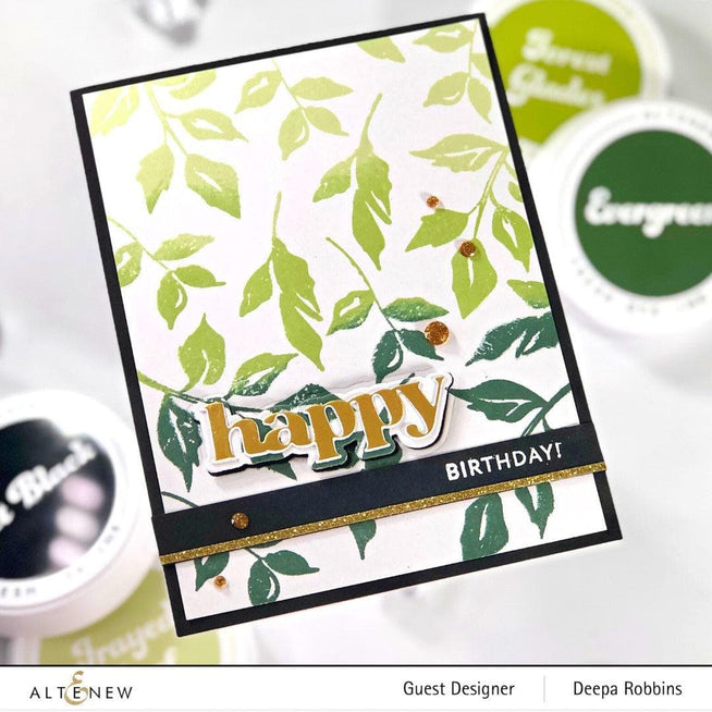 Altenew Versatile Greetings 2 hot foil plate and die bundle for elegant card making and crafting projects.