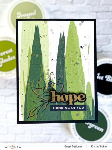 Altenew Versatile Greetings 2 hot foil plate and die bundle for crafting and card making projects.