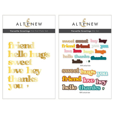 Altenew Hot Foil Plate & Die Bundle Versatile Greetings Complete Bundle