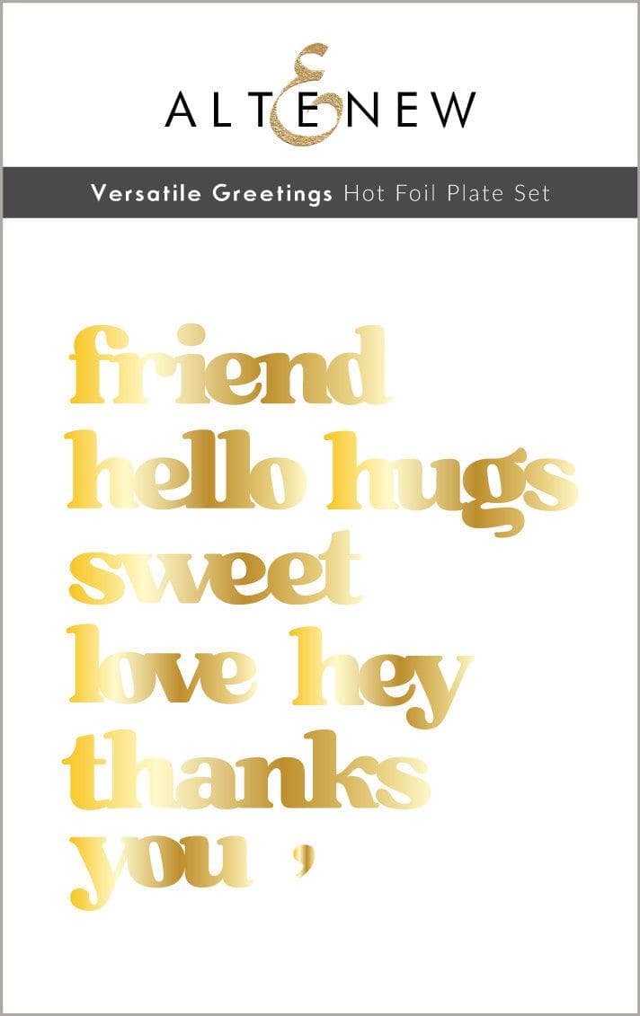 Altenew Hot Foil Plate & Die Bundle Versatile Greetings Complete Bundle