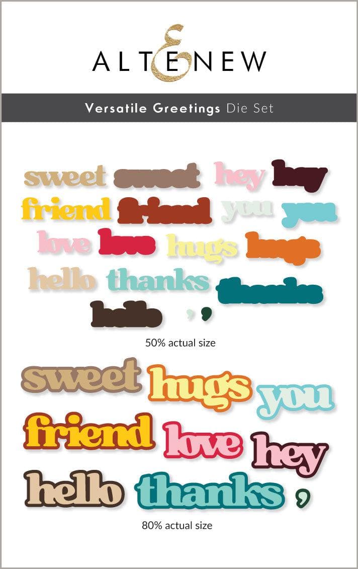 Altenew Hot Foil Plate & Die Bundle Versatile Greetings Complete Bundle