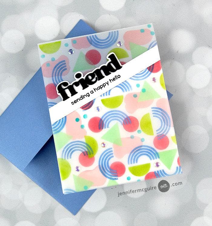 Altenew Hot Foil Plate & Die Bundle Vertical Greetings