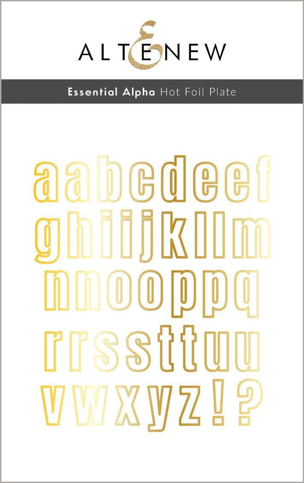 Part A-Glitz Art Craft Co.,LTD Hot Foil Plate Essential Alpha Hot Foil Plate