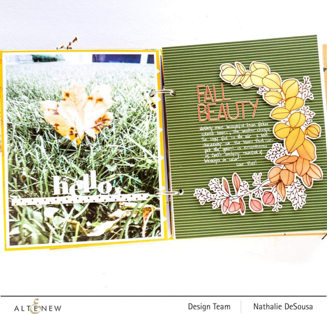 Part A-Glitz Art Craft Co.,LTD Hot Foil Plate Eucalyptus Wreath Hot Foil Plate