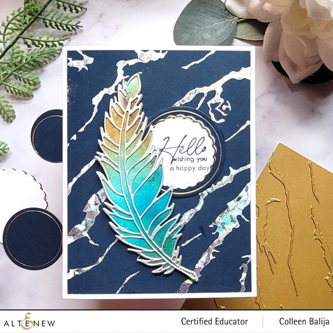 Part A-Glitz Art Craft Co.,LTD Hot Foil Plate Exquisite Marble Hot Foil Plate