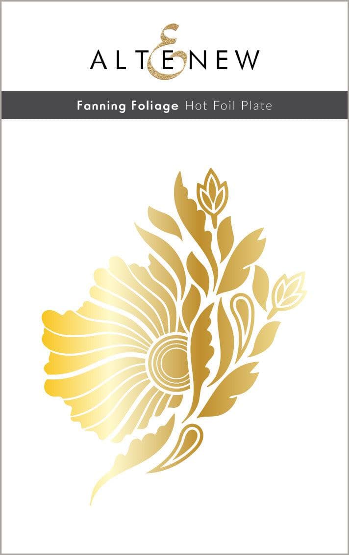 Part A-Glitz Art Craft Co.,LTD Hot Foil Plate Fanning Foliage Hot Foil Plate