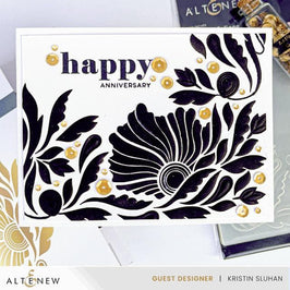 Part A-Glitz Art Craft Co.,LTD Hot Foil Plate Fanning Foliage Hot Foil Plate