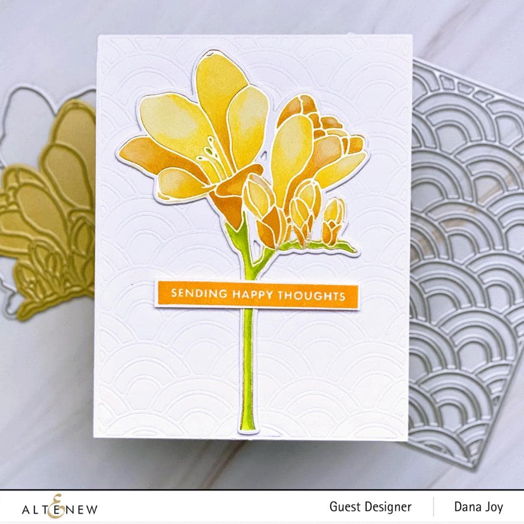 Part A-Glitz Art Craft Co.,LTD Hot Foil Plate Freesia Hot Foil Plate