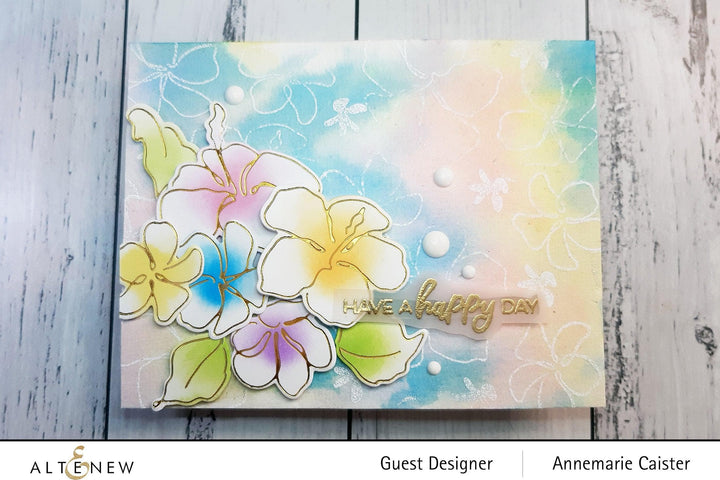 Part A-Glitz Art Craft Co.,LTD Hot Foil Plate Linear Life: Tropical Garden Hot Foil Plate Set