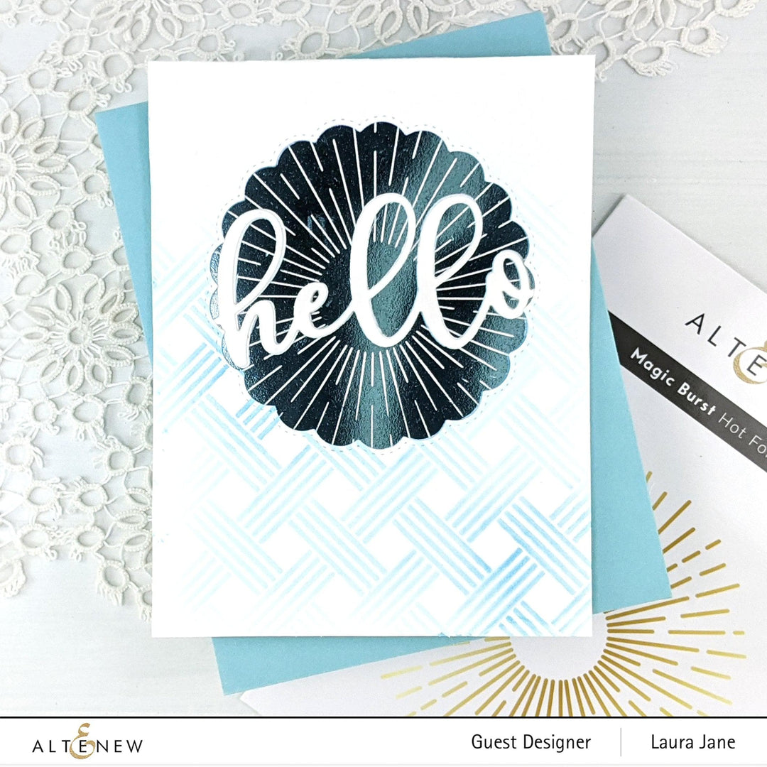 Part A-Glitz Art Craft Co.,LTD Hot Foil Plate Magic Burst Hot Foil Plate