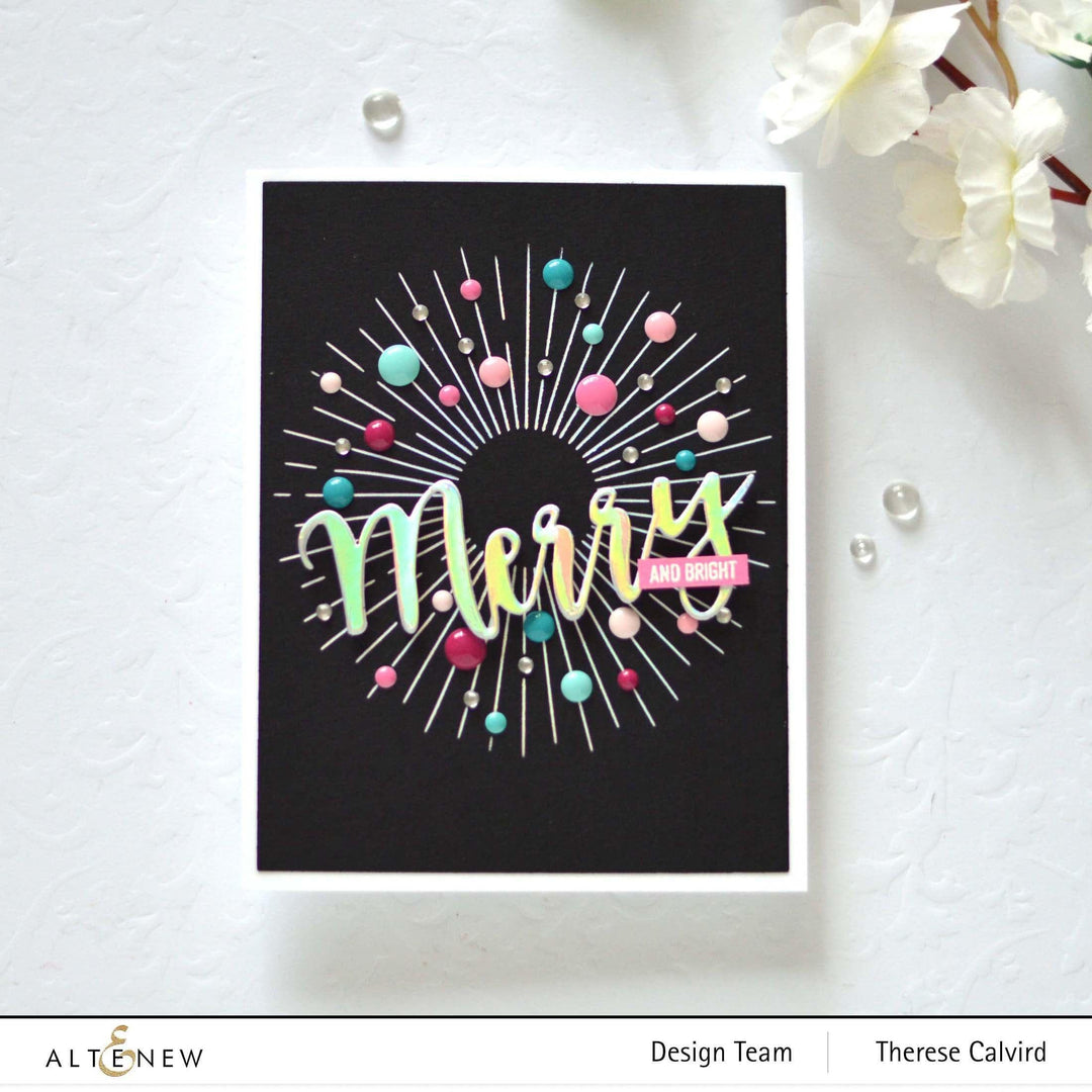 Part A-Glitz Art Craft Co.,LTD Hot Foil Plate Magic Burst Hot Foil Plate