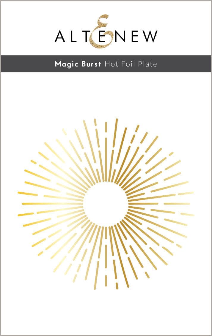 Part A-Glitz Art Craft Co.,LTD Hot Foil Plate Magic Burst Hot Foil Plate