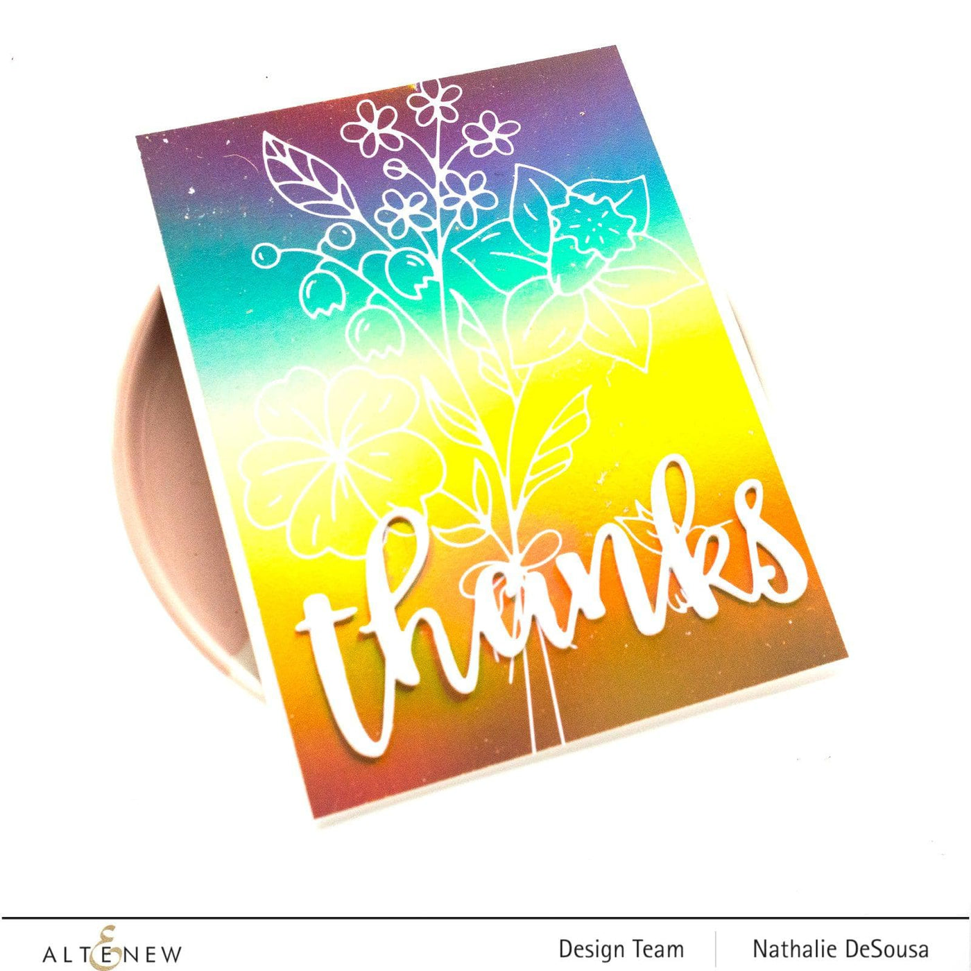 Part A-Glitz Art Craft Co.,LTD Hot Foil Plate Morning Blooms Hot Foil Plate