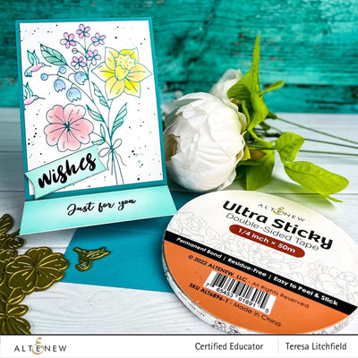 Part A-Glitz Art Craft Co.,LTD Hot Foil Plate Morning Blooms Hot Foil Plate