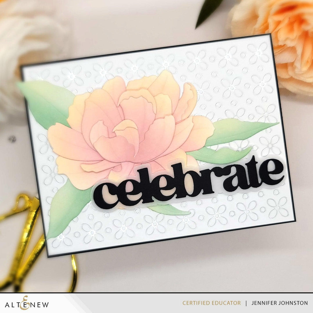 Petal Harmony Hot Foil Plate