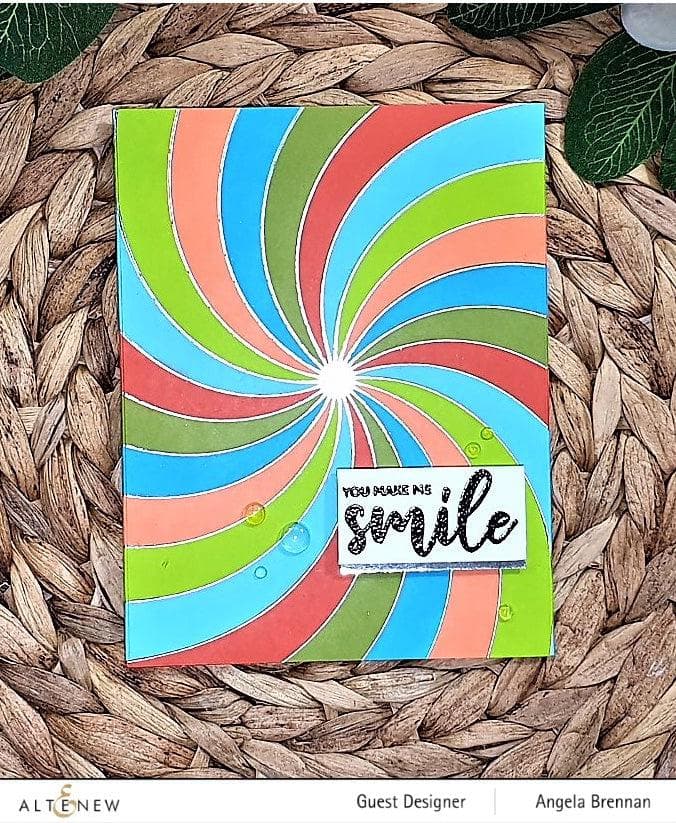 Part A-Glitz Art Craft Co.,LTD Hot Foil Plate Rainbow Burst Hot Foil Plate