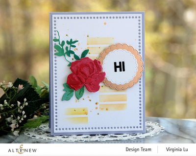 Part A-Glitz Art Craft Co.,LTD Hot Foil Plate Scalloped Circles Hot Foil Plate Set