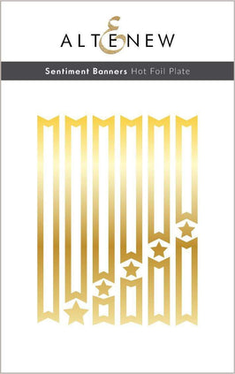 Part A-Glitz Art Craft Co.,LTD Hot Foil Plate Sentiment Banners Hot Foil Plate