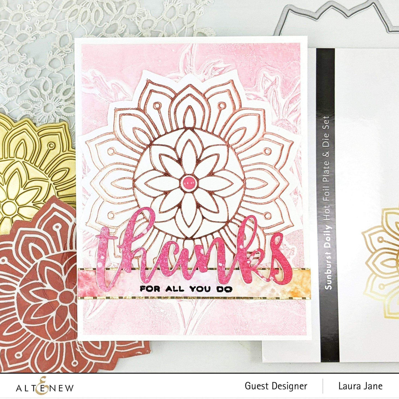 Part A-Glitz Art Craft Co.,LTD Hot Foil Plate Sentiment Banners Hot Foil Plate