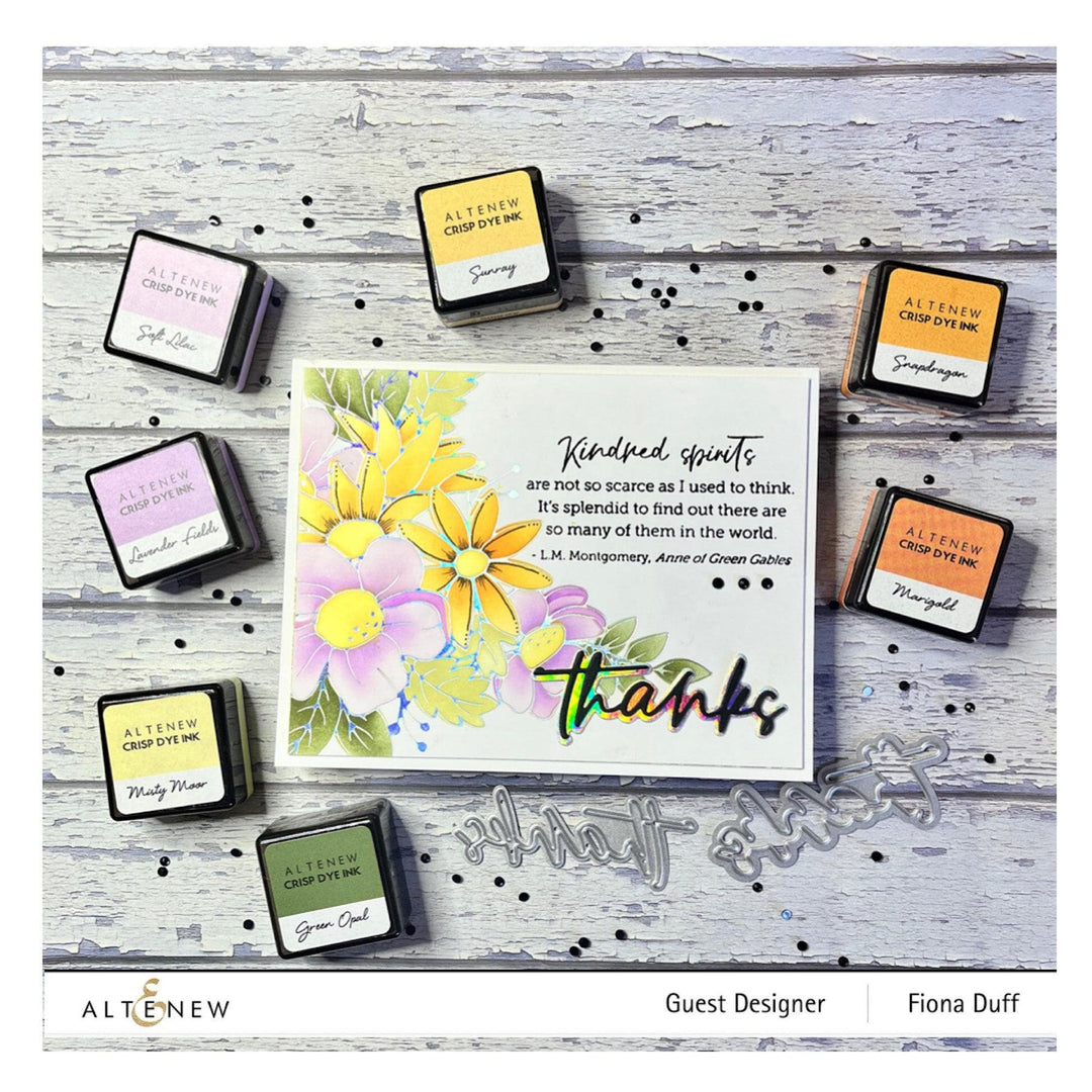 Altenew Stamp & Die & Hot Foil Plate Bundle Flowery Bouquet Hot Foil Plate & Stencil Bundle