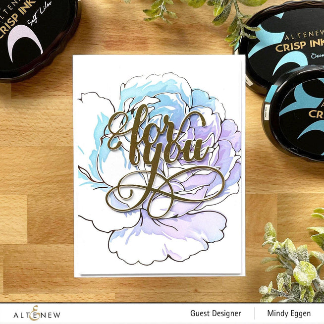 Altenew Gilded Rose hot foil plate and stencil bundle with intricate floral design for elegant crafting projects.