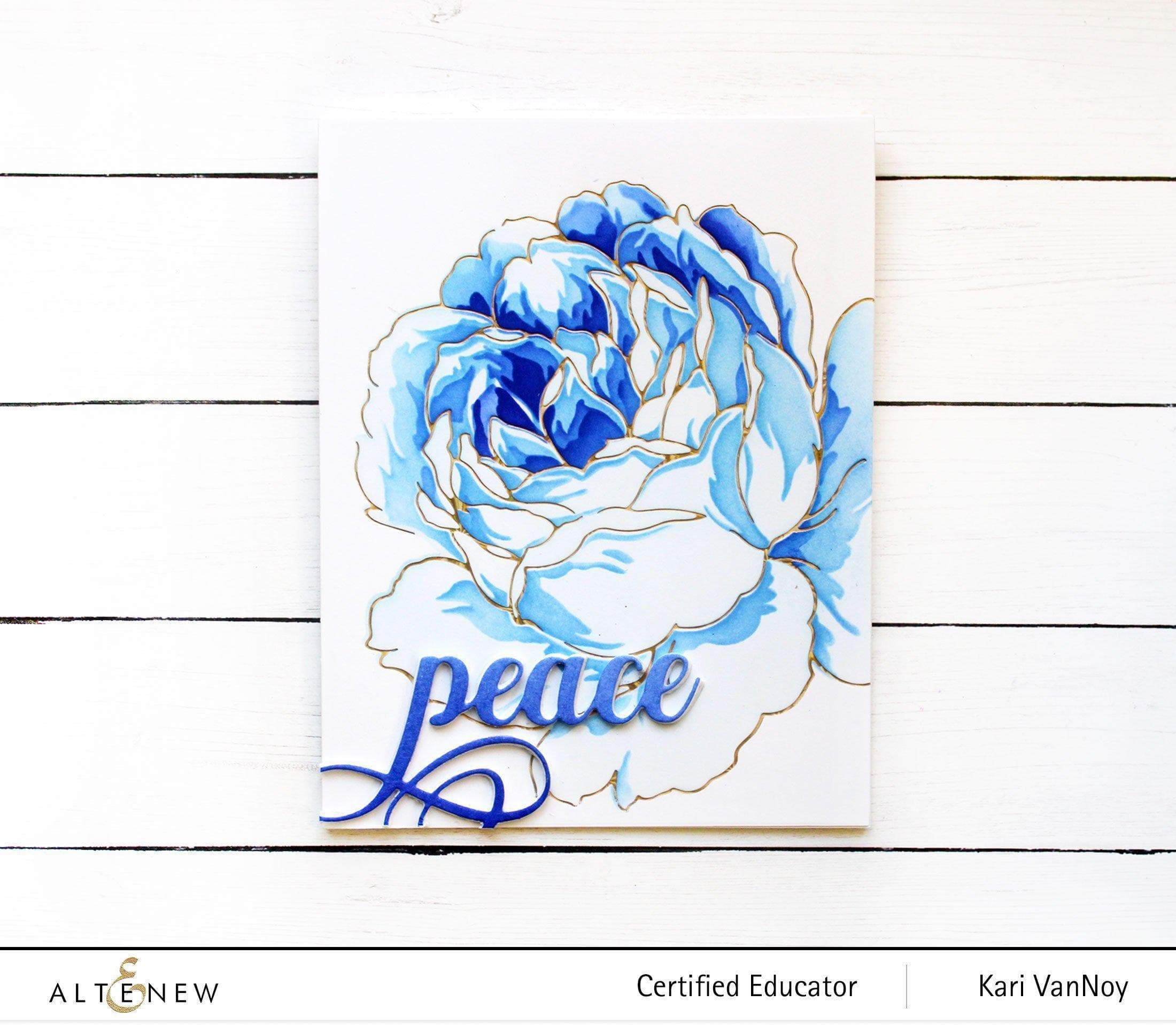 Gilded Rose Hot Foil Plate & Stencil Bundle | Altenew