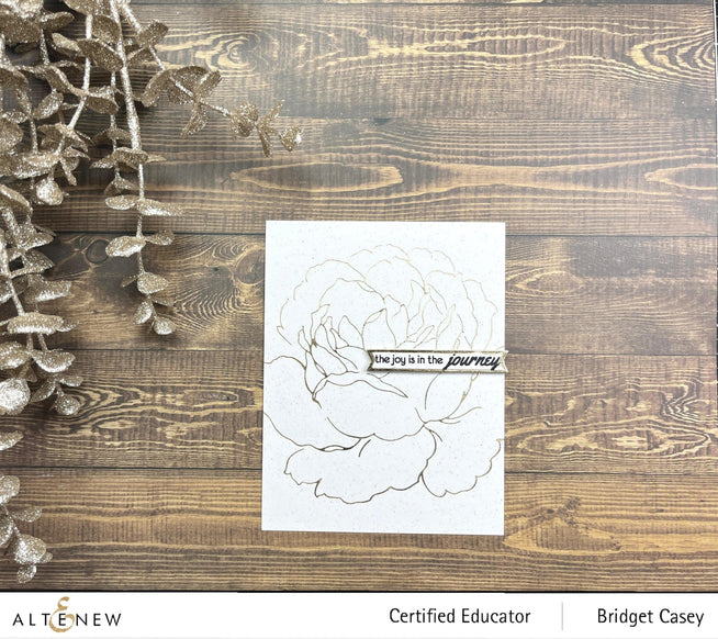 Altenew Hot Foil Plate & Stencil Bundle Sentiment Banners Hot Foil Plate & Cover Die Bundle