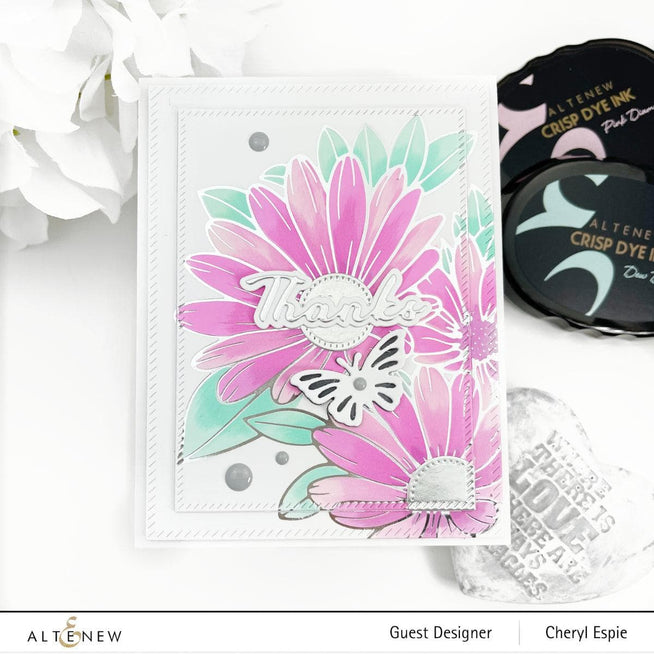 Altenew Hot Foil Plate & Stencil Bundle Vibrant Florals Hot Foil Plate & Stencil Bundle